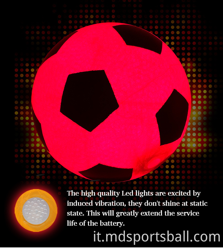 led soccer ball